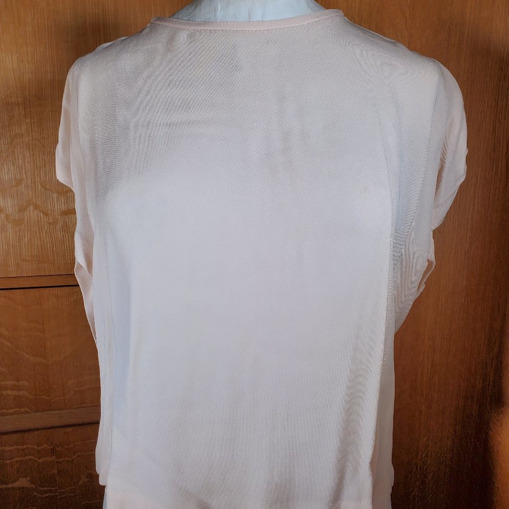 Soft Pink Sleeveless Blouse